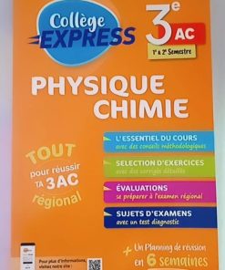 Collège Express PHYSIQUE CHIMIE 1&2 Semestre 3AC