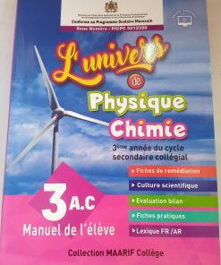 L'univers physique chimie  3AC