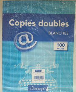 paquets de feuilles doubles blanche