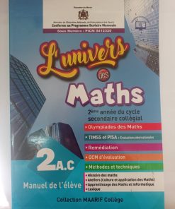 l'univers des maths 2AC Manuel de l'élève
